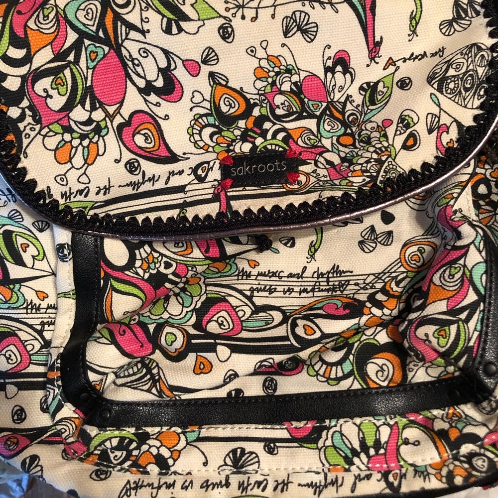 Sakroots shoulder/satchel convertible bag